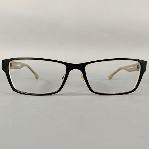 DIESEL Black Grey Acetate Rectangle Frames - Picture 1 of 7